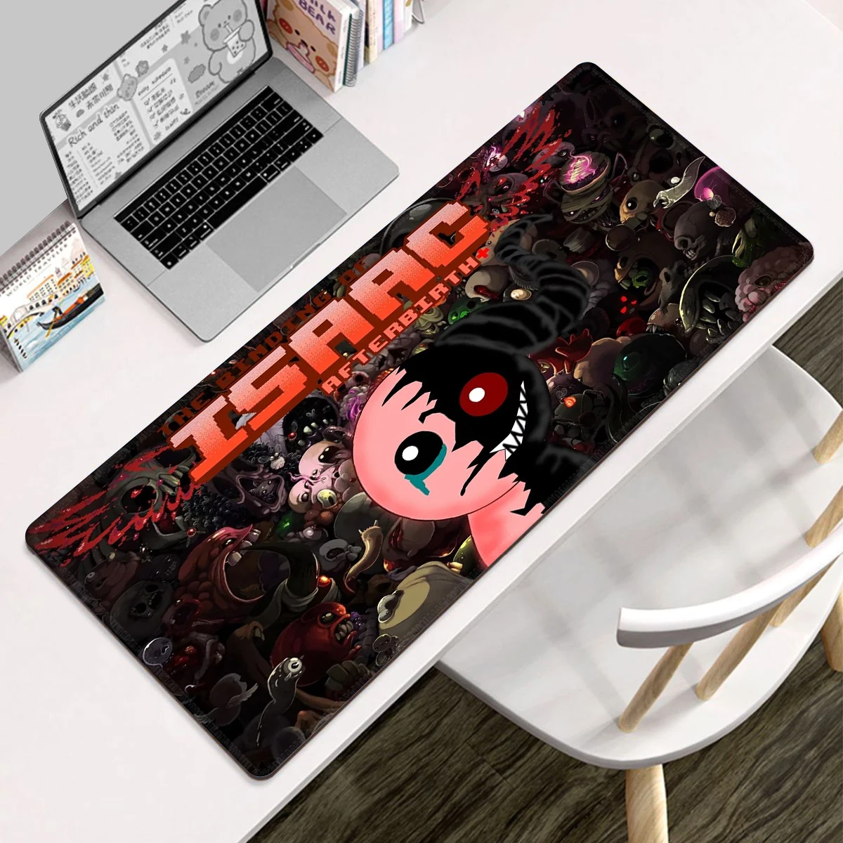 

Mousepad Anime Mouse Pad Gamer The Binding of Isaac Desk Mat Gaming Accessories Pc Cabinet Games Computer Desks Keyboard Mats