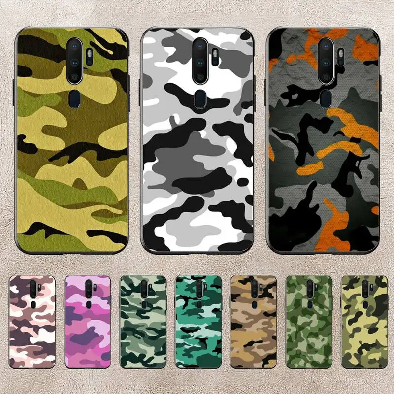 

YCamouflage Pattern Phone Case For Redmi 9A 8A 6A Note 9 8 10 11S 8T Pro Max 9 K20 K30 K40 Pro PocoF3 Note11 5G Case