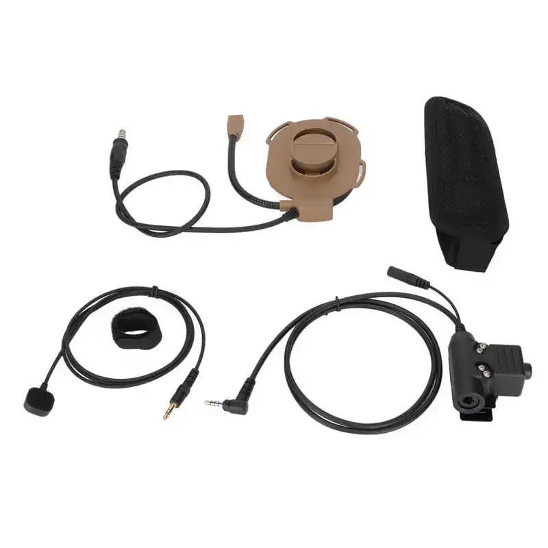 HD01 Military Headset Unilateral Military Noise Reduction Earpiece with U94 and Finger Microphone for Yaese VX-3R HOT