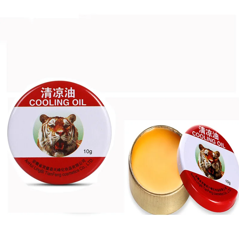 

Оригинальный бальзам Red Tiger 10 г, охлаждающее масло мяты, мазь для болеутоляющих мышц, мазь для болеутоляющего эффекта при головной боли