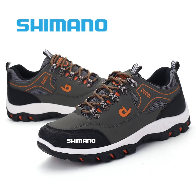 

2022 Men Outdoor Hiking Shoes Waterproof Breathable Hunting Trekking Shoes Sports Climbing Shoes Shimano Fishing Shoes
