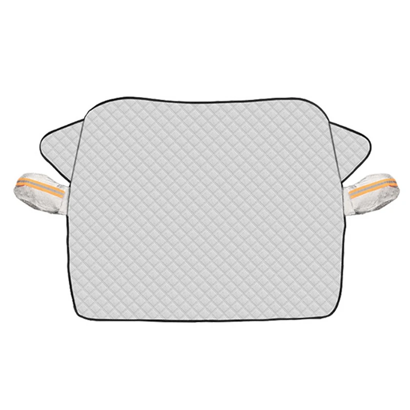 

Чехол для лобового стекла автомобиля с 4-слойной защитой, чехол для лобового стекла для льда/снега/мороза, подходит для большинства автомоби...