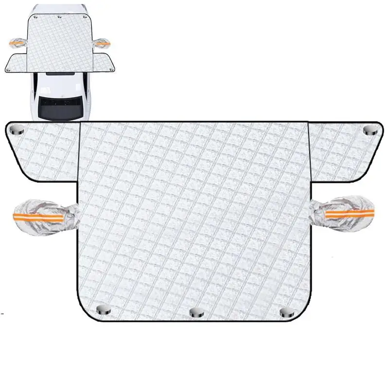 

Чехол для лобового стекла автомобиля 5 магнитной фиксации ледяной Мороз и фотомагнитной обложки 225X120 см Снежный лед