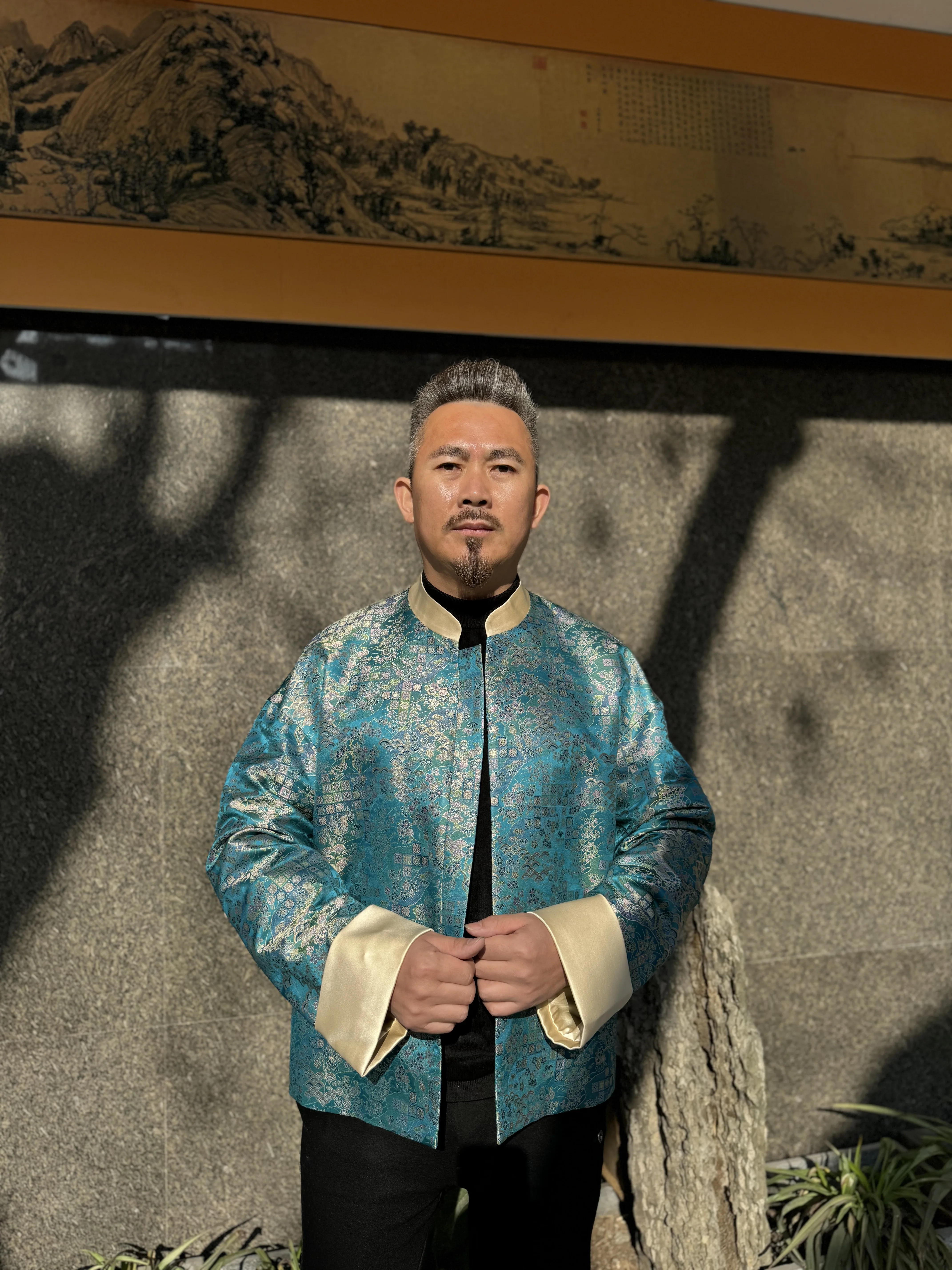 Костюм большой босса мафии Высококачественная униформа женское шелковое платье