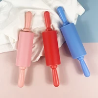 22 cm kids mini silicone rolling pin nonstick 3 colors candy rolling pin diy pastry tool kitchen accessories