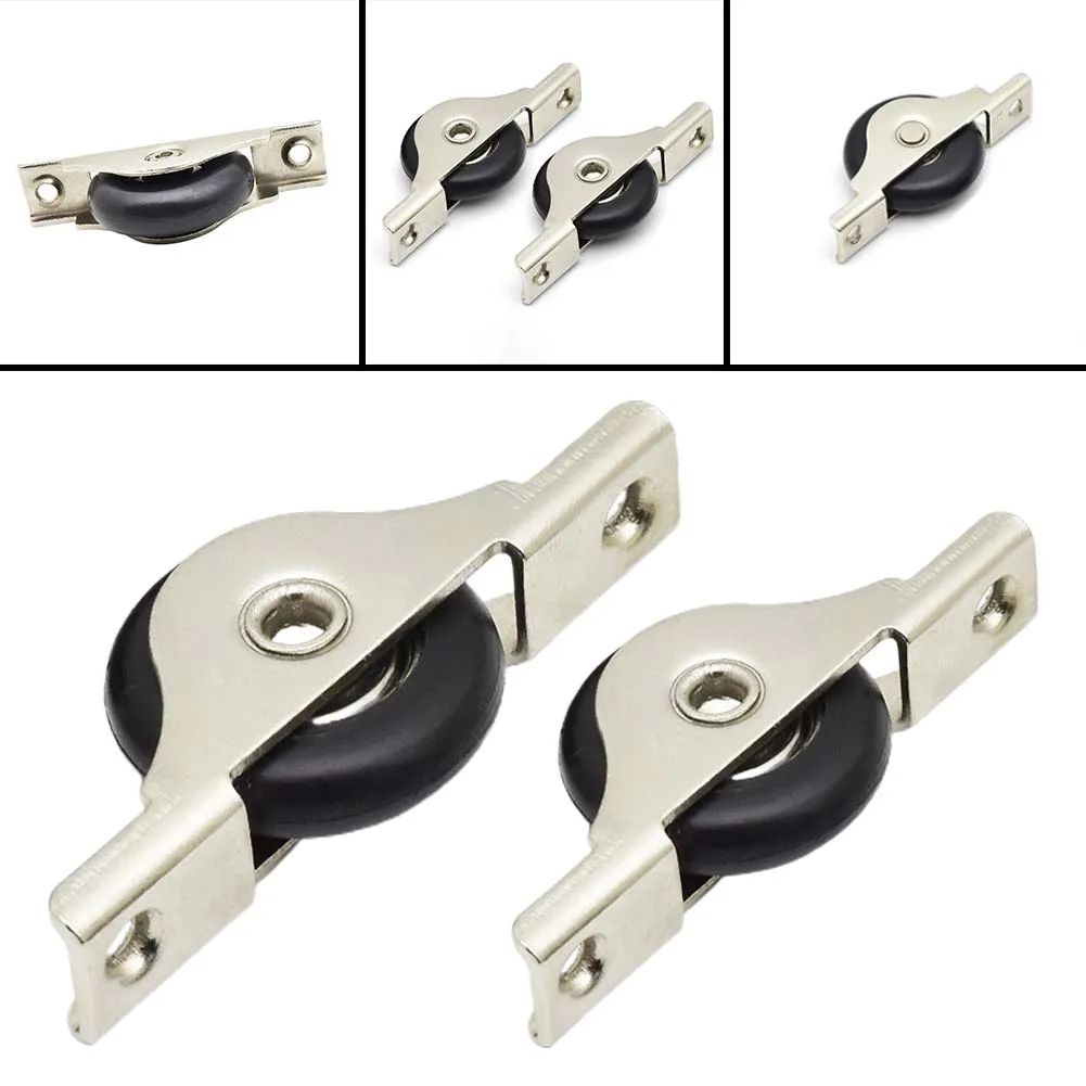 

1pc Kitchen Wardrobe Sliding Door Roller Cabinet Casement Pulley/ Stainless Steel Nylon Wheel 30/40mm Furniture Hardware