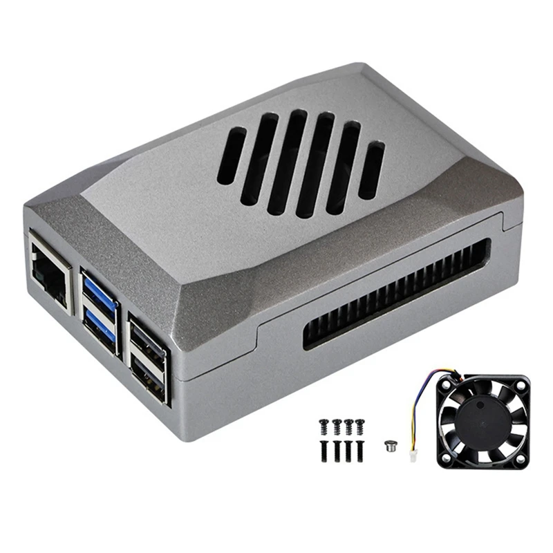 Для Raspberry Pi 5-го поколения корпус из АБС-пластика охлаждающий защитный с