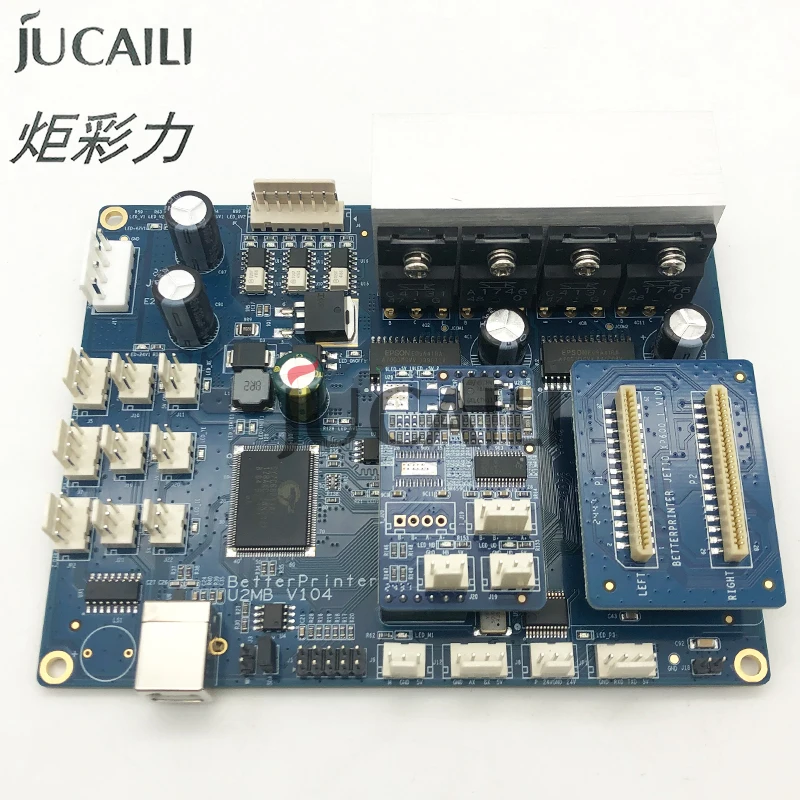 Фото Jucaili betterprinter U2MB_V104 xp600 основная плата с одной головкой для Epson xp600 головка для материнской платы экосольвентного принтера №1
