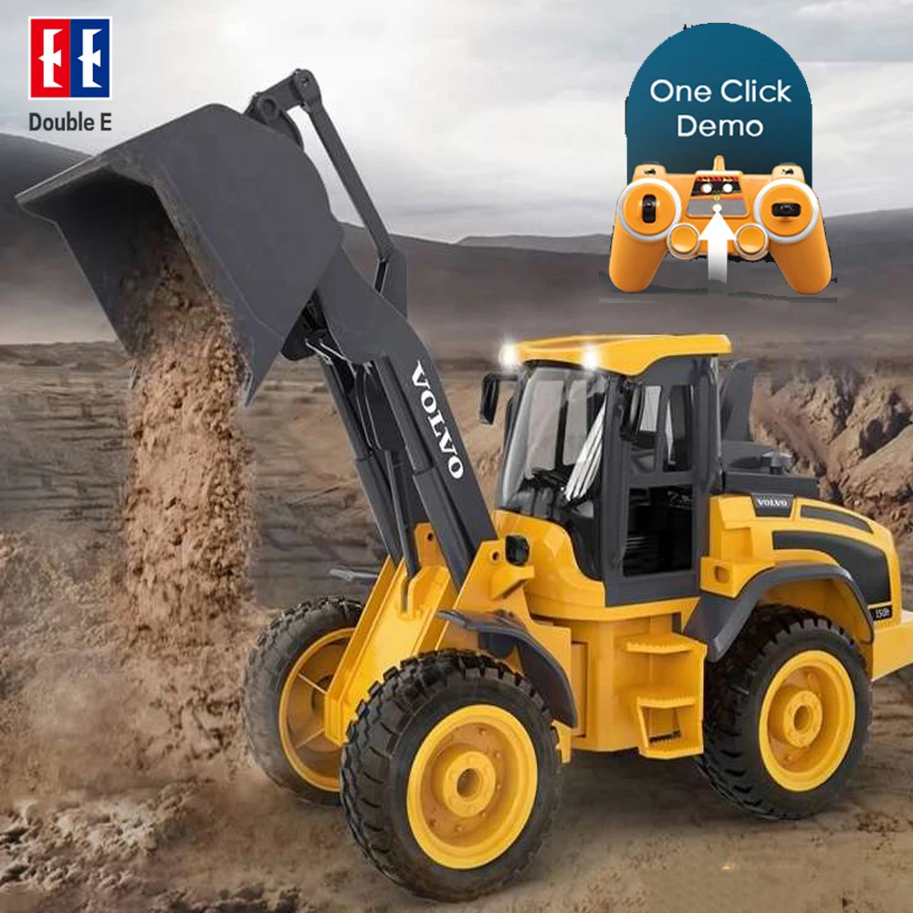 

2.4G Double E E569 RC Loader Bulldozer Volvo Cars and Trucks 1/16 Remote Control Engineering Bucket Truck Dump Toys Gifts Boy