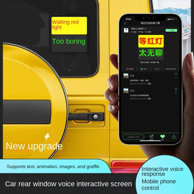 

Светодиодная лампа на лобовое стекло автомобиля xiaobao Happy coachman