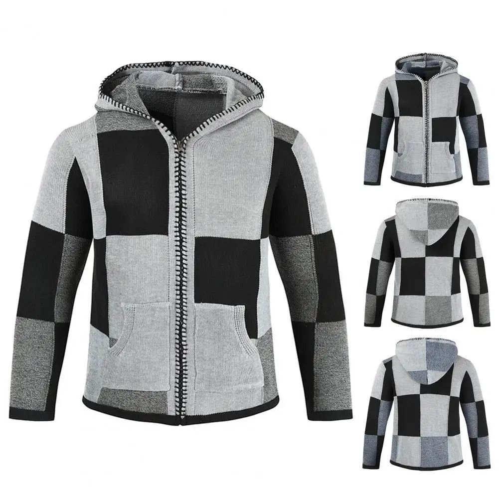 

Great Wear-resistant Men Coat Spring Coat Hat Warm Sweater Coat Great Wear-resistant Men Coat Spring Coat Hat Warm