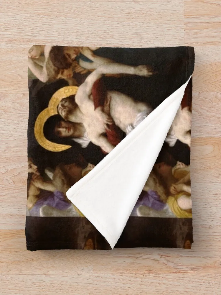 Одеяло Pieta William Adolphe Bouguereau одеяло в клетку тяжелые мягкие одеяла для кроватей