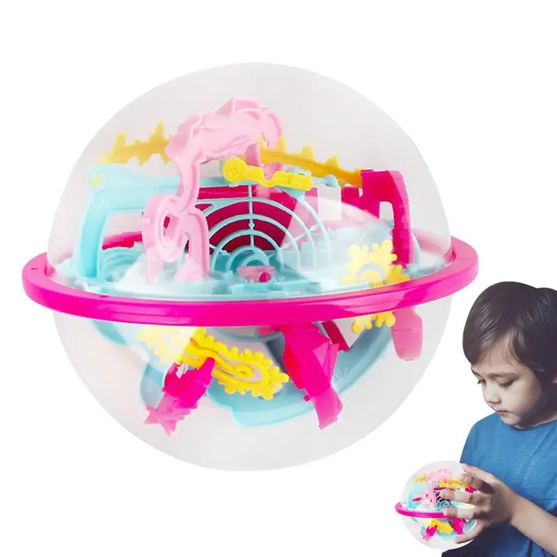 

Шарик-лабиринт для взрослых 100-158 препятствий вращающиеся игры шар для сферы игры подарок для мальчика 3D лабиринт шар для взрослых с развлечением и