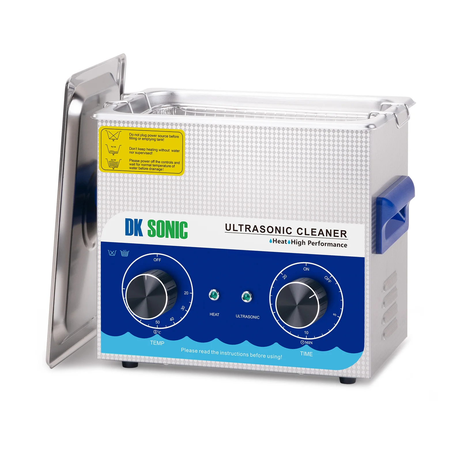 

Ультразвуковой очиститель DK, ультразвуковой очиститель ювелирных изделий 3 л, ультразвуковой очиститель, с механическим таймером и нагревателем