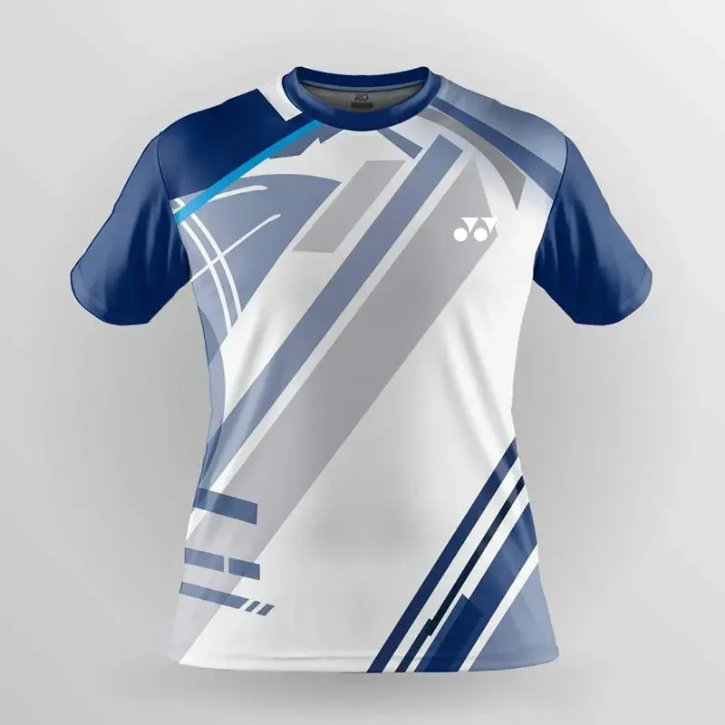 

Men's T-shirts Quick-Drying Tees Shirt Badminton Uniforms Table Tennis Clothing Printed T-shirt Boy Breathable Sport Kid100-6XL
