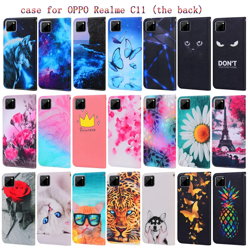 c21y magnetic leather phone case on for oppo realme c21y c21 c25 y c 21 c25y c25s realmec21 cases wallet book cute cover capa free global shipping