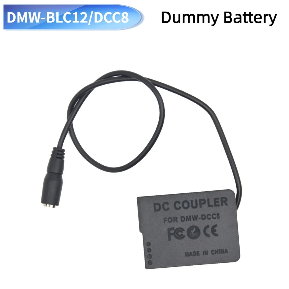 Фото DMW BLC12 Декодированный муляж аккумулятора DCC8 DC Coupler для Panasonic GX8 G5 G7 G91 G90 G85 G80 DMC-FZ2500 FZ1000 FZ300 FZ200 №1