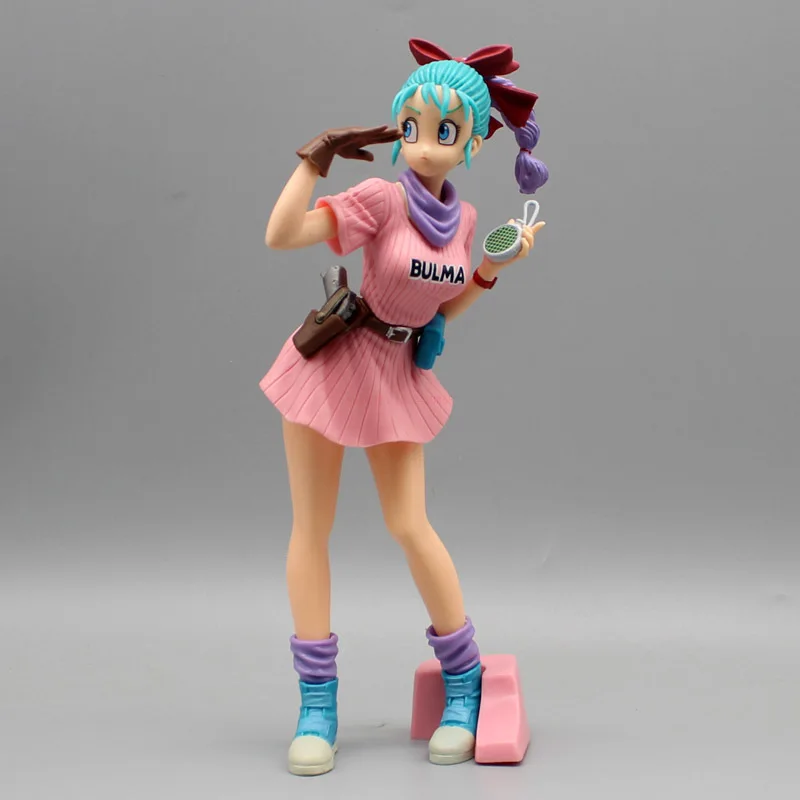 

Dragon Ball Z 25cm Bulma Glitter & Glamours Anime Figure Gk Action Figurine Pvc Statue Model Doll Collectible Ornament Toys Gift