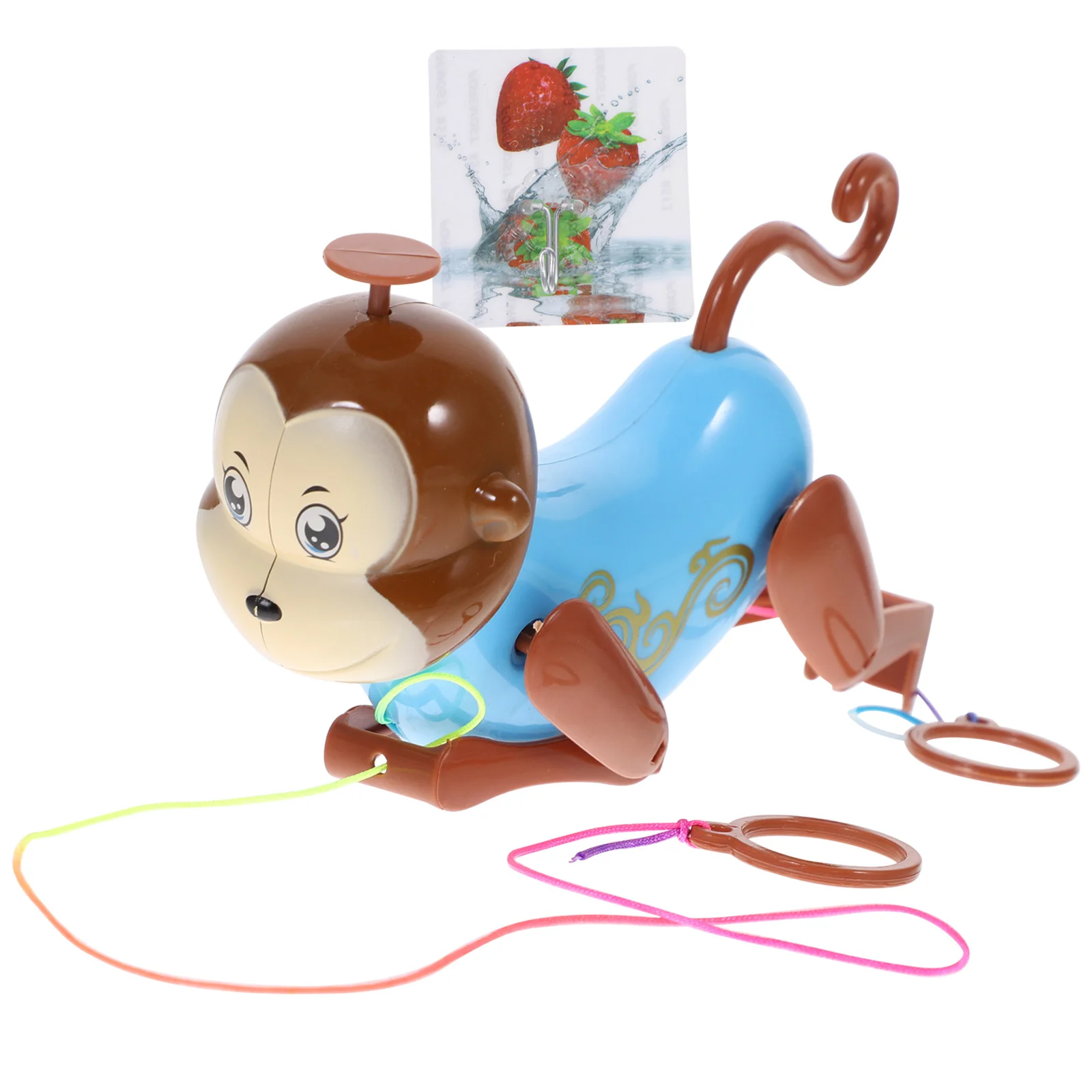 

Rope Climbing Monkey Children Toy Manual Pulling Toddler Dolls Taste Plaything Plastic Cartoon