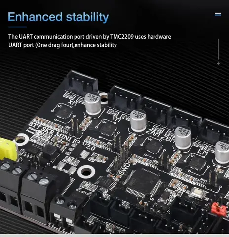 BIGTREETECH SKR MINI E3 V2.0 32-битная материнская плата встроенная обновление TMC2209UART для TFT35 E3 V3.0 Ender3V2 CR10 Voron V0.1 3D-принтер