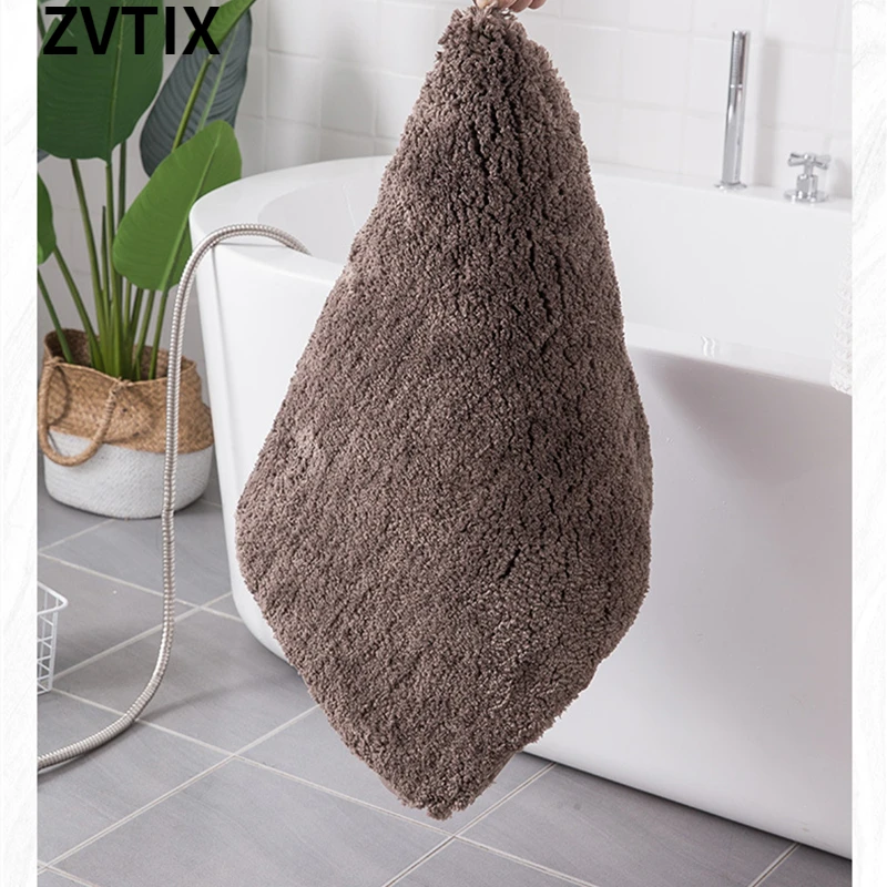 

Mircrofiber Anti Slip Bath Home Decor Accessories Modern Mat Super Absorbent Bath Floor Shower Toilet Large Carpet Bathroom Rugs