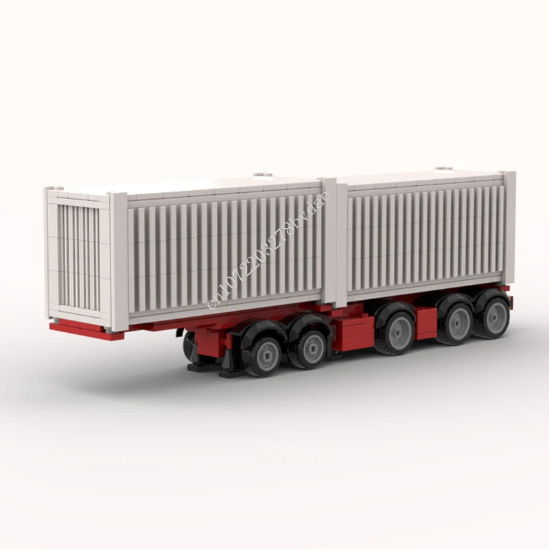

782PCS MOC City Transportation Truck Divisible Container Trailer Model Building Blocks Bricks DIY Creative Assembly Toys Gifts