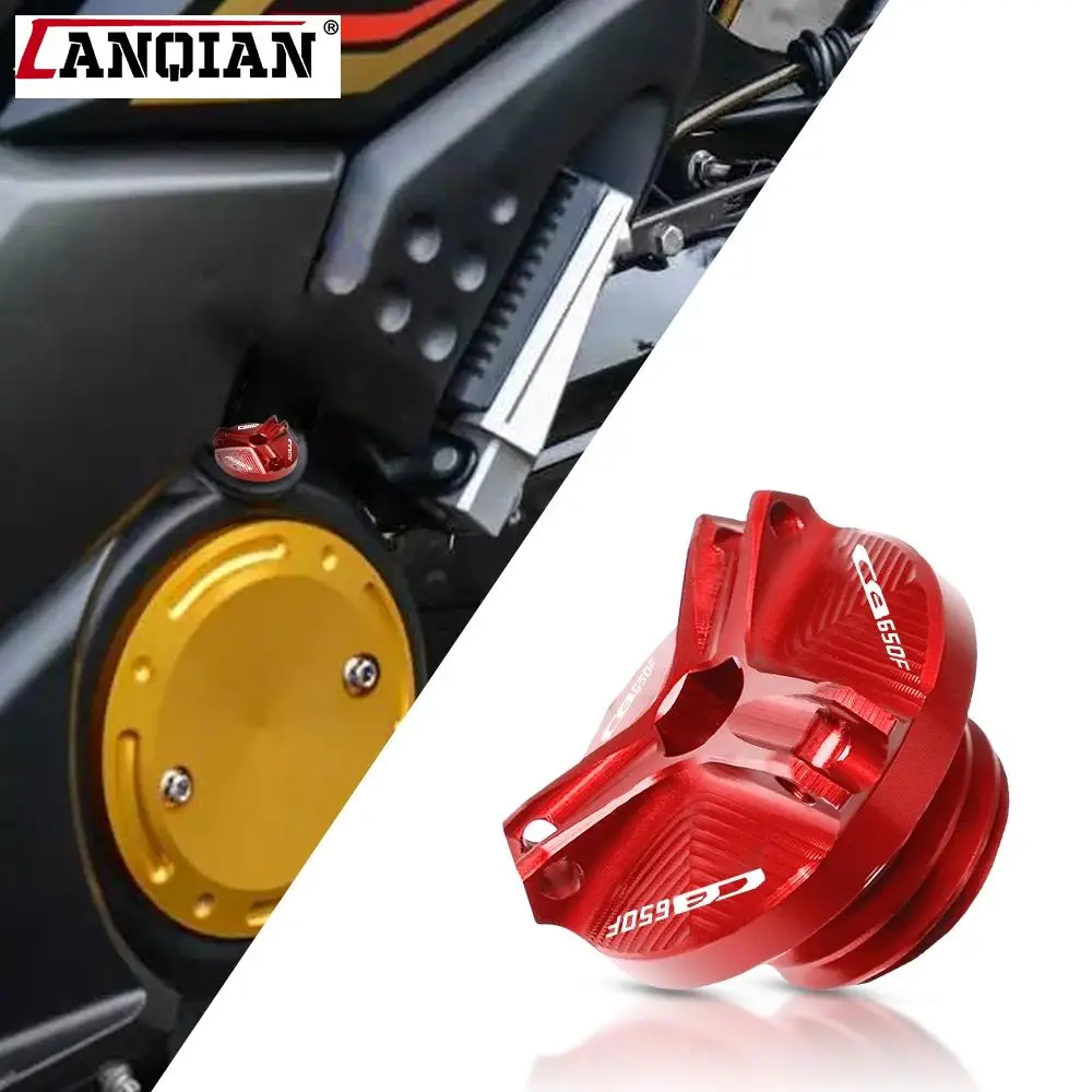 

Запчасти для мотоциклов Honda CB650F CB 650F 650 F M20 * 2,5 CNC алюминиевый фильтр для двигателя