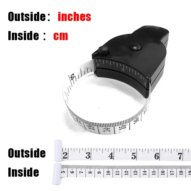 Женская мини-лента длиной 150 см, фотометр, брелок, измерительная лента, размер одежды, рулетка, измерительные портативные швейные инструменты, аксессуары