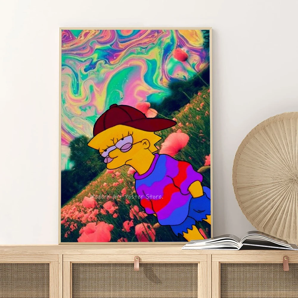 Винтажный постер из м/ф Симпсоны