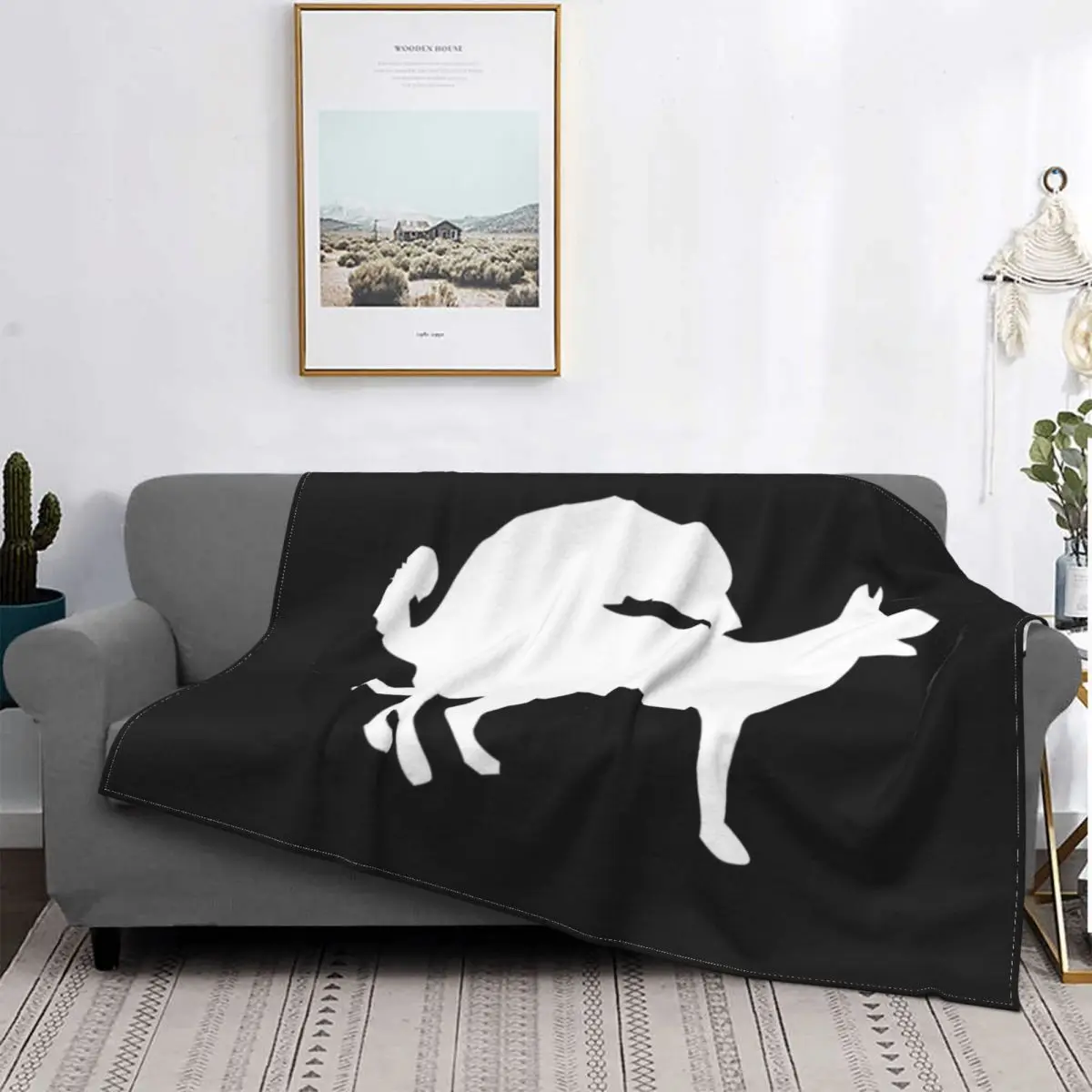 

Dog Skin-Friendly Coziness Lightweight Windproof Bed Throw Create A Homely Atmosphere Home Decor Blanket Anti-pilling