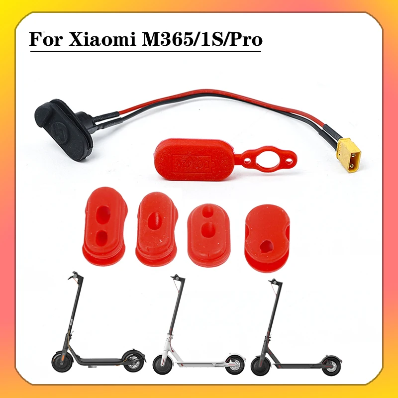 Electric Scooter  Rubber Charge Port Waterproof Cover Case Dust Plug For Xiaomi Mijia M365 Pro1S Pro 2 Scooter  Plug Parts