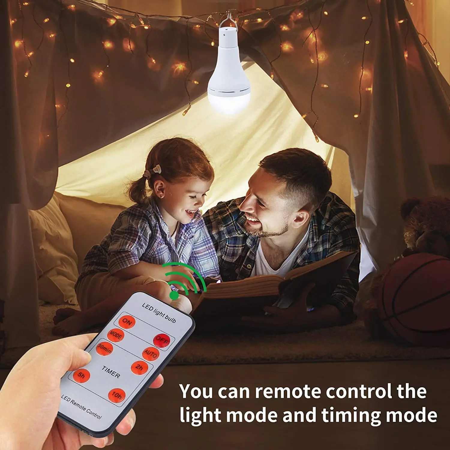 Светодиодная солнечная лампочка IP55 7W 9W Outdoor 5V USB Зарядка Подвеска аварийного