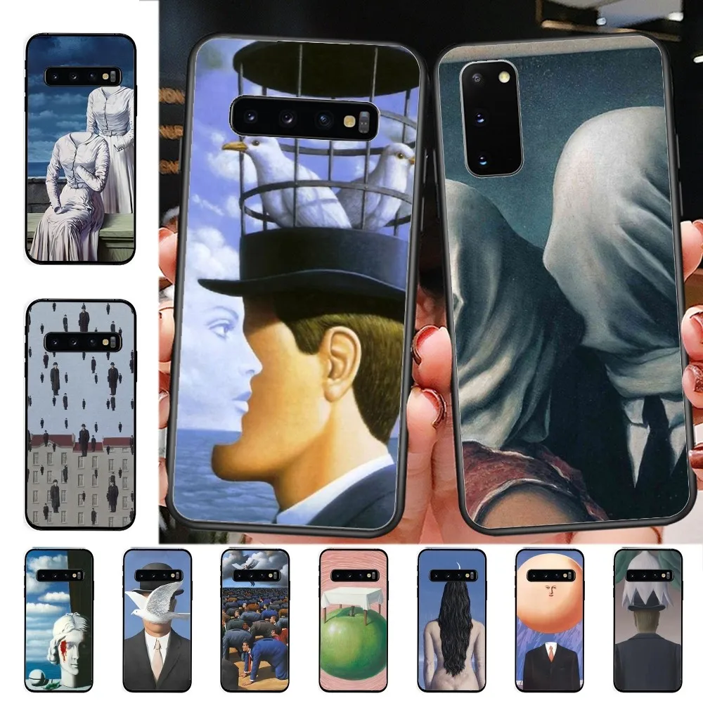 

Rene Magritte Phone Case For Samsung S 9 10 20 21 22 23 30 23plus lite Ultra FE S10lite Fundas
