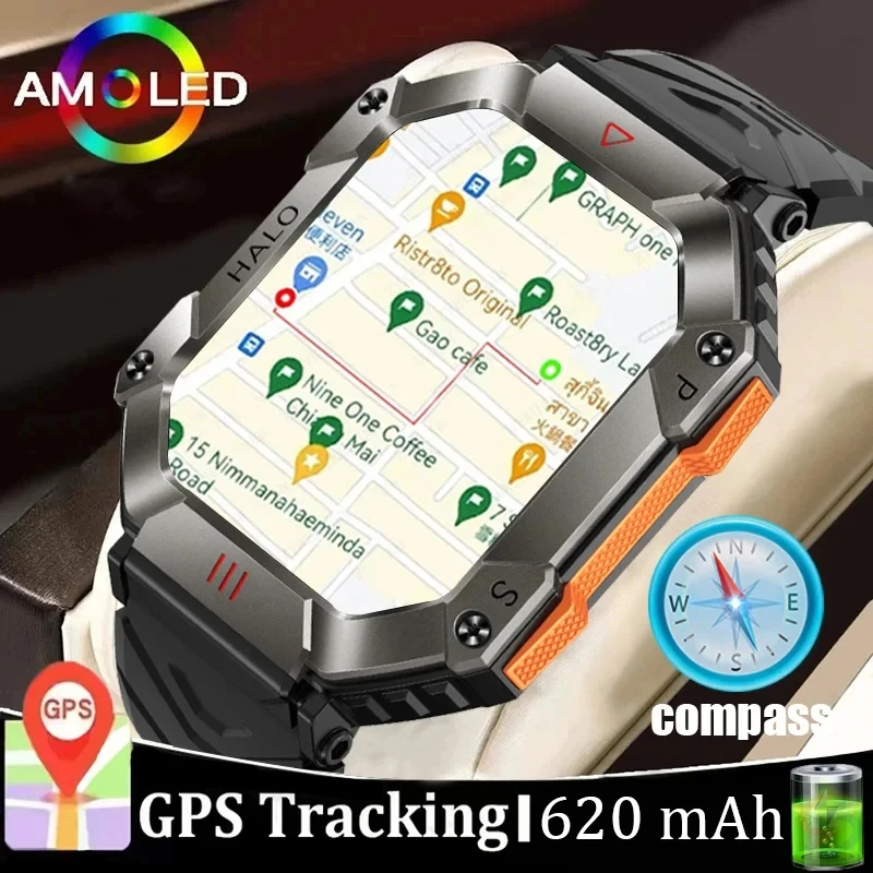 

2023 New Smart Watches Men GPS 240*292 HD Screen Heart Rate Bluetooth Call IP67 Waterproof NFC SmartWatch For Huawei Xiaomi
