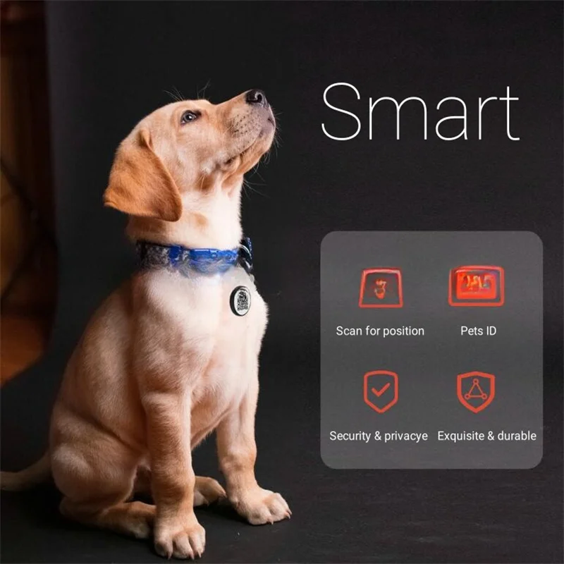 Персонализированный светящийся ошейник на шею QR-сканирование идентификация