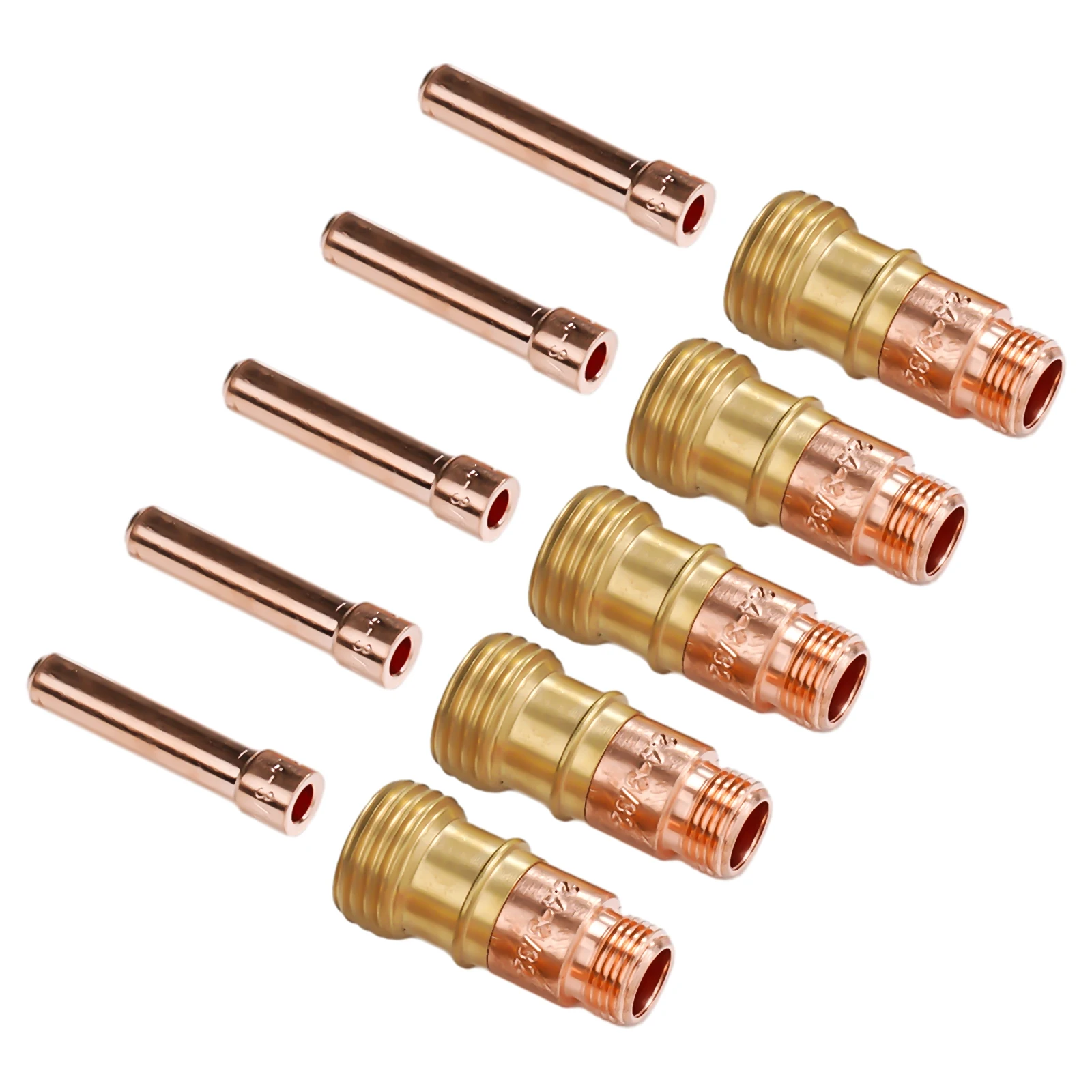 Комплект цанг сварочные аксессуары TIG 17GL332 10N24S 3/32 и DB SR WP 17 18 26 металлообработка