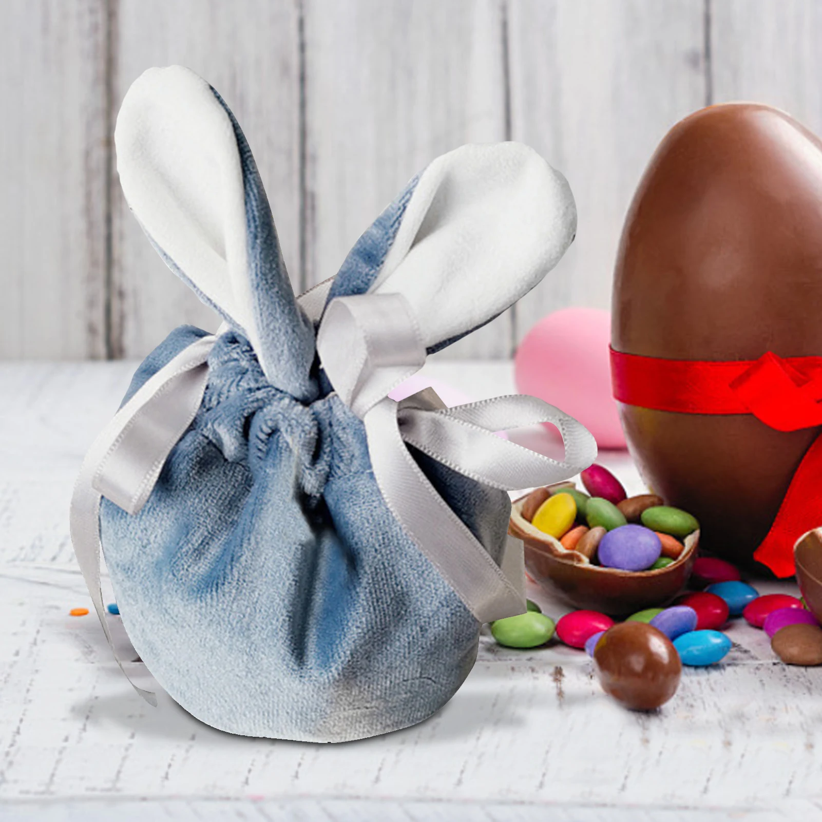 

5 шт., бархатные пакеты с кроликом и ушками