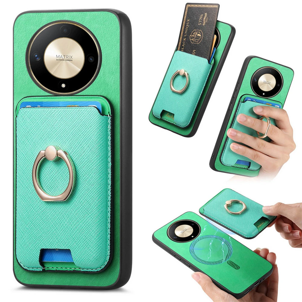 Роскошный чехол Honor X9B X7B X7A 90 для Huawei Magic 6 Pro Lite 2 в 1 съемная задняя крышка Magsafe Smart 100