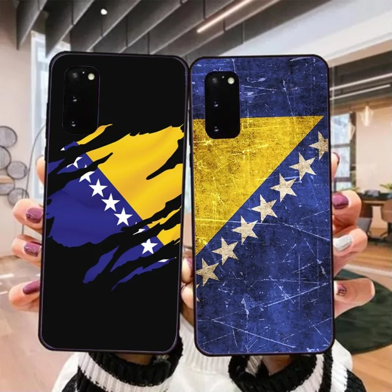 

Мягкий черный чехол для телефона с изображением флага Боснии для Realme GT 2 9i 8i 7i Pro X50 X2 C35 C21 C20 C11 C3