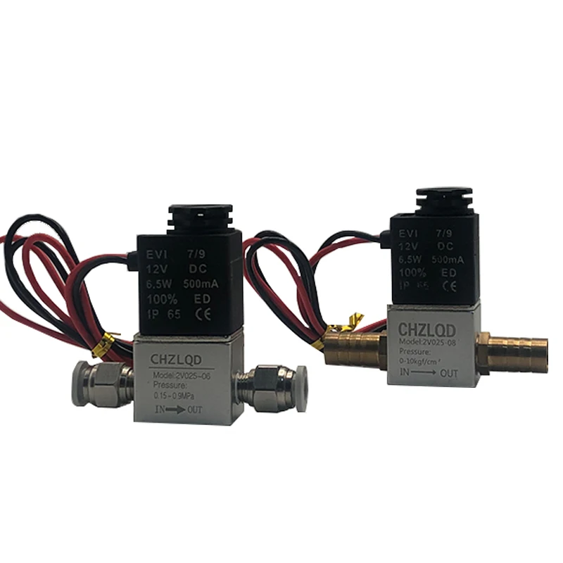 

1pc Compressor Valve 1/4" Normally Closed Pneumatic Aluminum Solenoid Valves 12V 24V 110V 220V Voltage for Air Water Oil