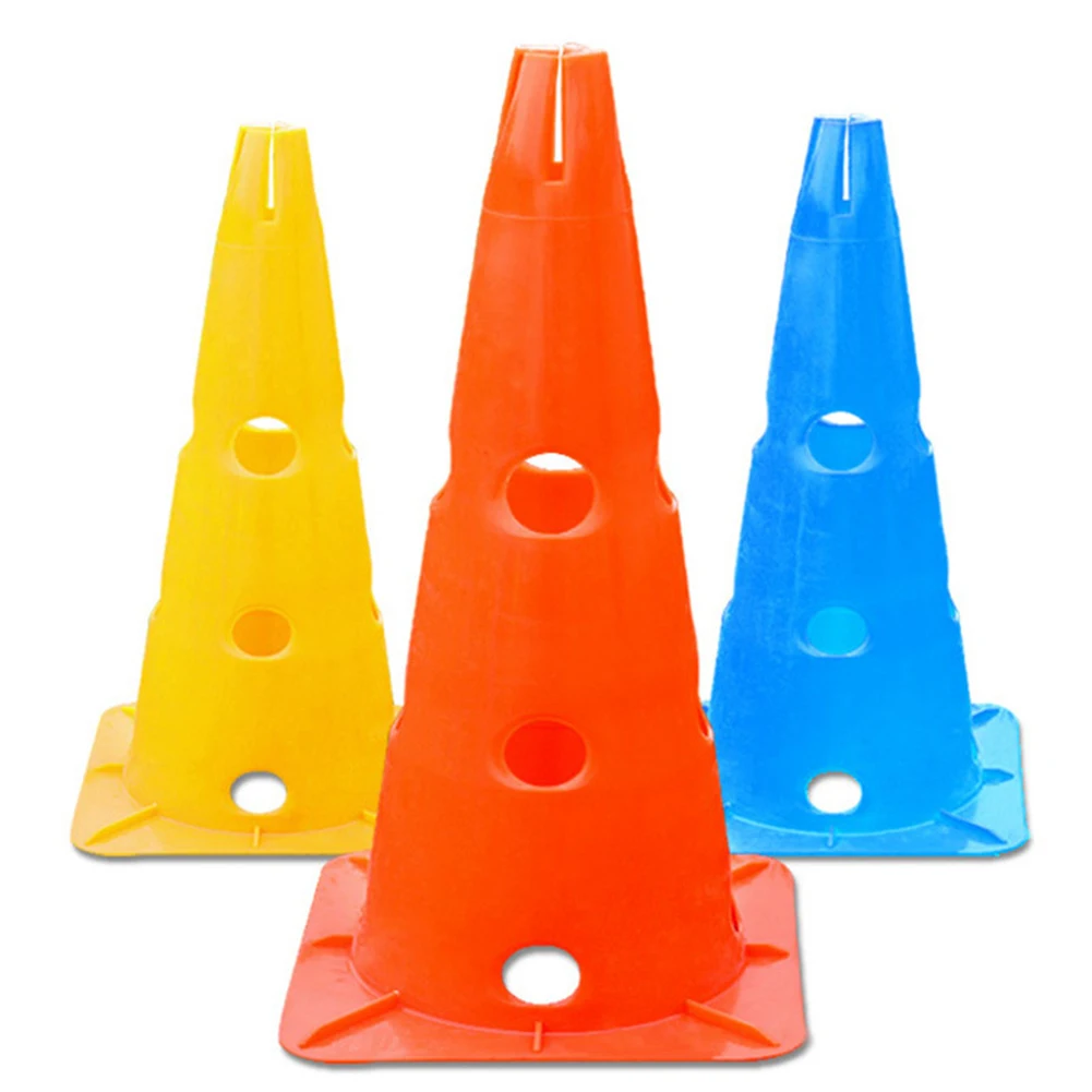 

5 Pcs Sport Marker Training Cones Multicolor Football Barrier Durable Rugby Skating Portable Eco-friendly Roadblock Outdoor