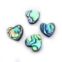 natural abalone shell heart shaped beads 10 20mm mother of pearl abalone shell charm jewelrydiy bracelet earring accessories