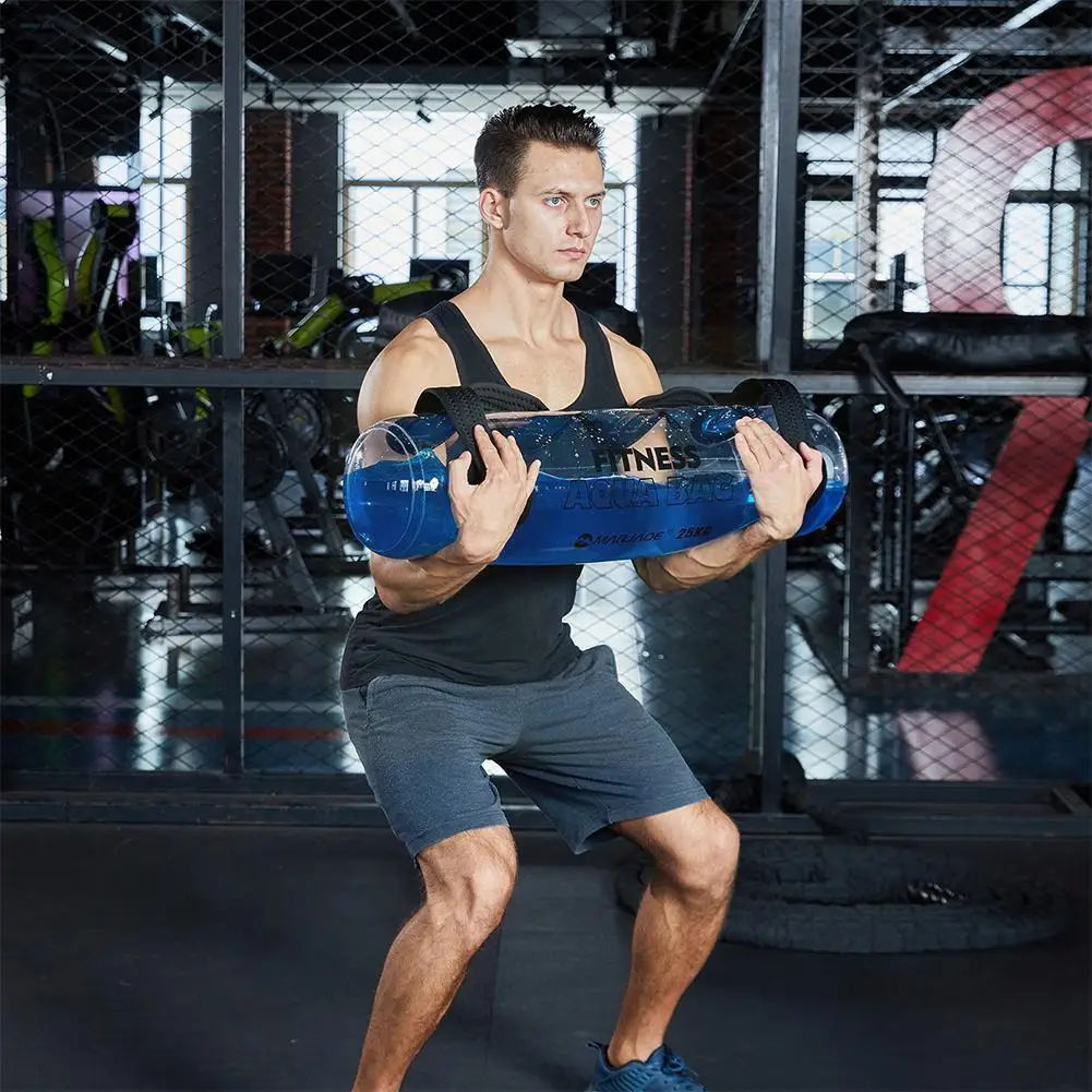 

15kg/25kg/35kg Yoga Weight-bearing Aqua Water Bag Exercise Sandbag Training Workout For Fitness And Shaping Accessories J9o6