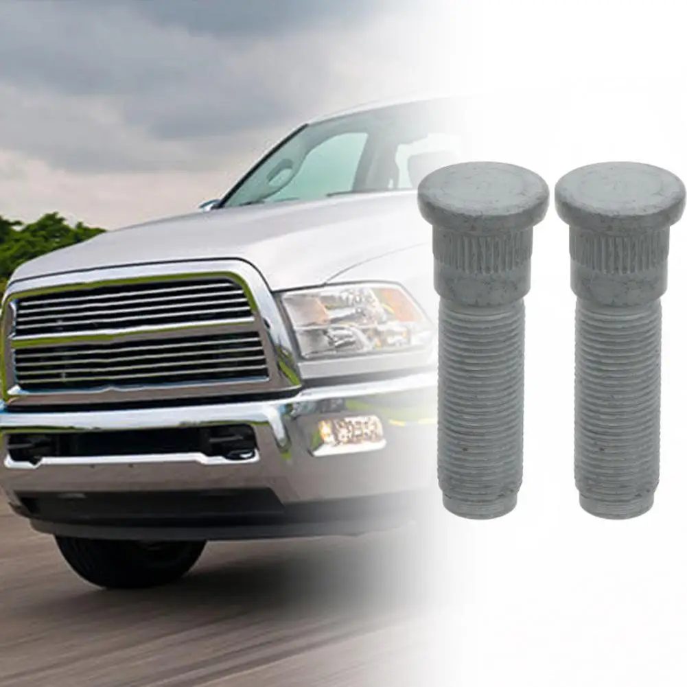

2Pcs Wheel Stud Practical 06509866AA Front Rear Wheel Hub Nut Kit Strong Wheel Hub Stud