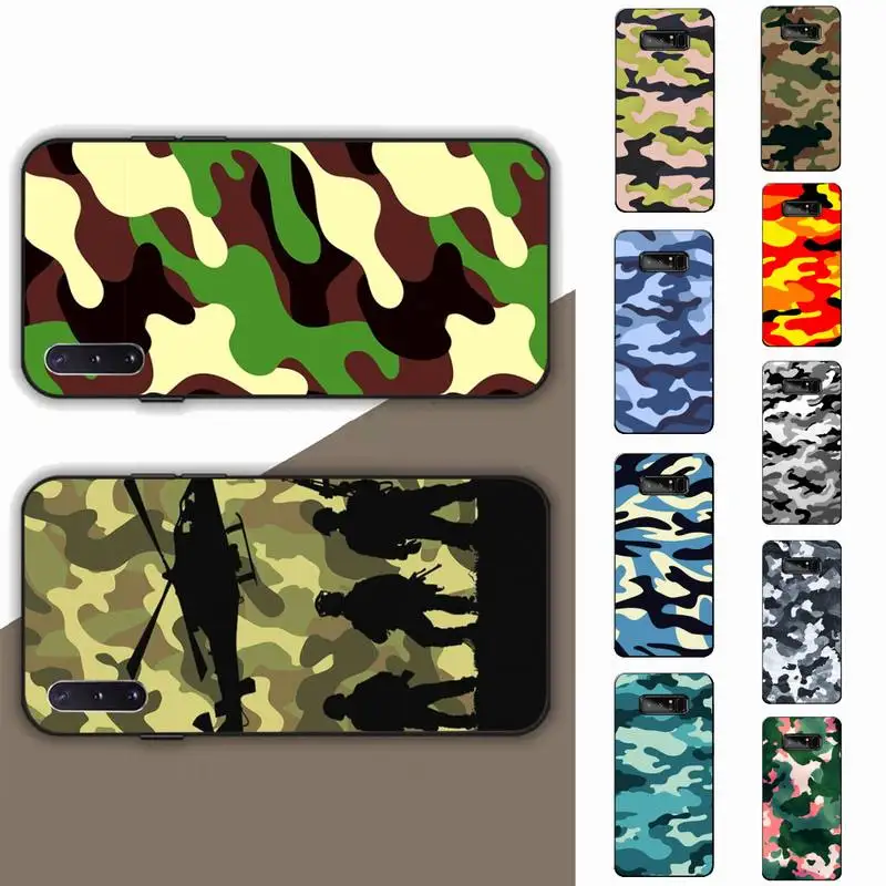 

Camouflage Camo military Phone Case For Samsung Note 8 9 10 20 pro plus lite M 10 11 20 30 21 31 51 A 21 22 42 02 03