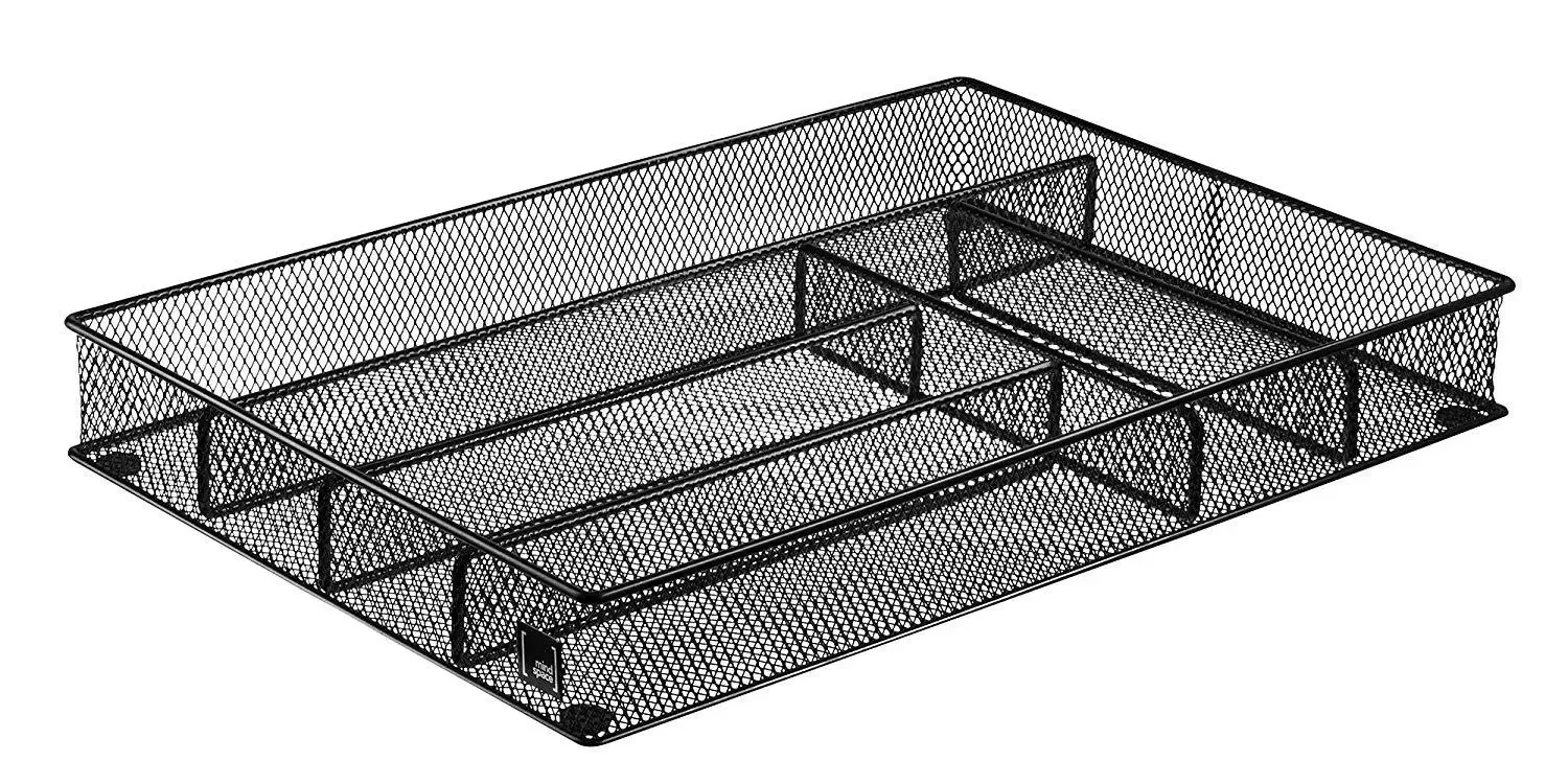 Сетчатый лоток для столовых приборов 5-слоцевый органайзер ящиков кухонная