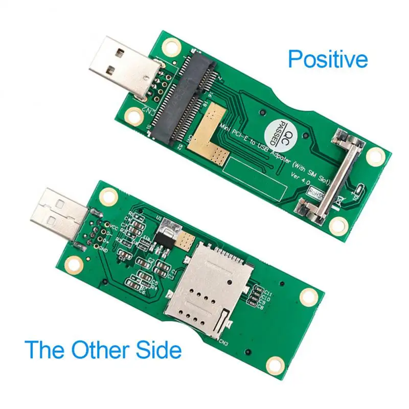 Mini PCI-E To USB 2.0 Card Adapter W/ SIM Card Slot For Wireless WWAN/LTE 3G/4G Module For HUAWEI EM730 For SAMSUNG ZTE