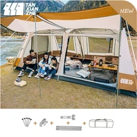 new big space two bedroom leisure outdoor family tent hight quality waterproof ultralarge camping tent