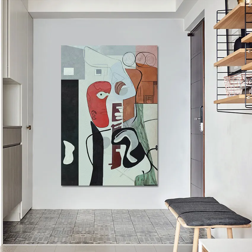 

Kids Room Decoration Abstract Picasso Luxury Oil Painting Reproduction Unframed Wall Decoration Canvas Art Figure Picture