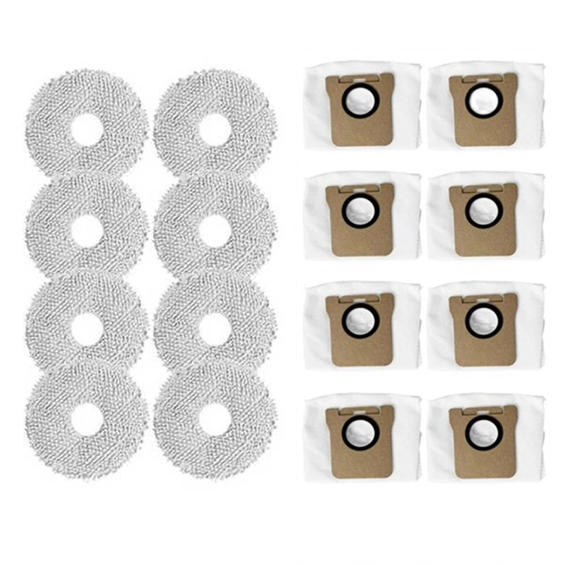 

Replacement Dust Bags Mop Cloth For Xiaomi Dreame Bot L10S Ultra / S10 / S10 Pro Robot Vacuum Cleaner Spare Accessories